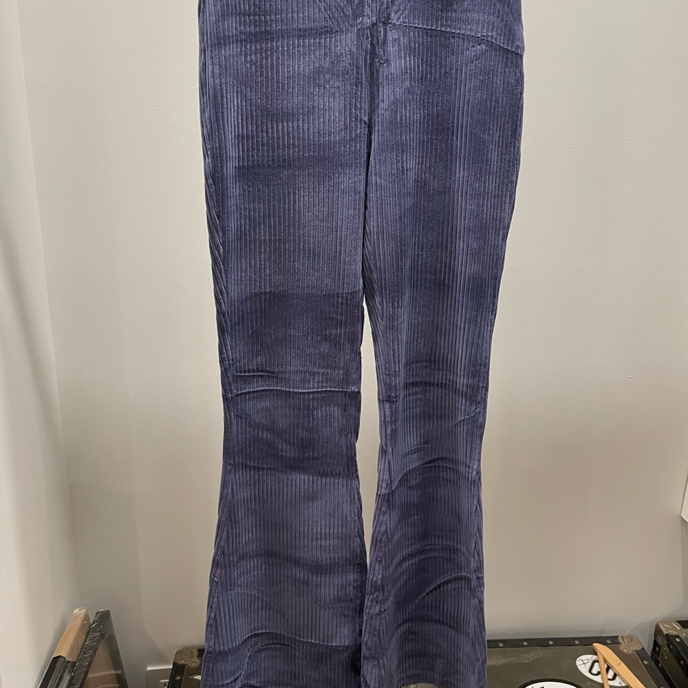 aerie Ribbed Corduroy Pants in Navy